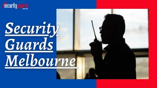 Security Guards Melbourne