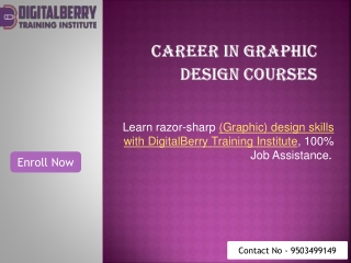 Career In Graphic Design Courses And Classes With DigitalBerry Training Institut