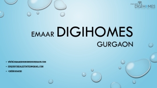 Emaar digihomes   gurgaon