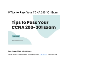5 Tips to Pass Your CCNA 200-301 Exam