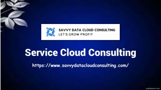 Service Cloud Consulting