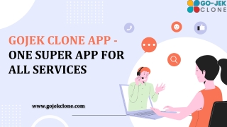 Gojek Clone App - One Super App for All Services