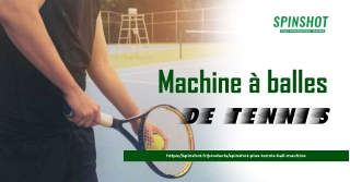 Vendeur leader de la machine à balles de tennis