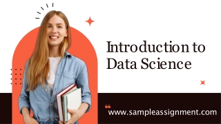 Introduction to Data Science- sample assignment