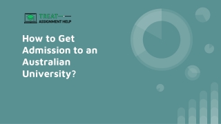 How to Get Admission to an Australian University