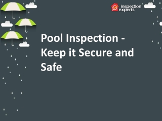 Pool Inspection - Keep it Secure.ppt