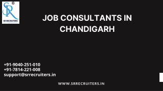 Job Consultants in Chandigarh