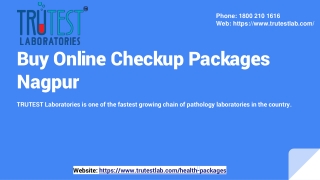 Buy Online Checkup Packages Nagpur