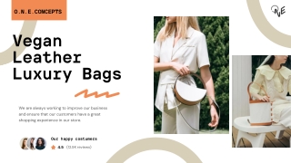 Vegan Leather Luxury Bags