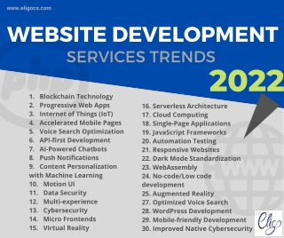 Know 30 Website Development Services Trends of 2022