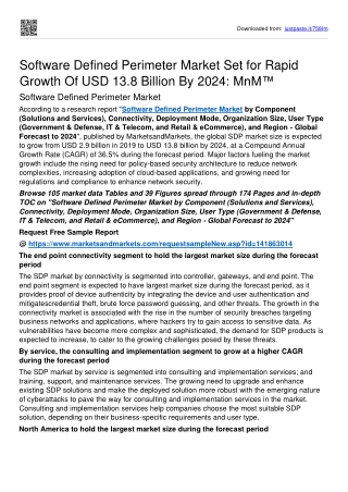 Software Defined Perimeter Market Set to Witness an Uptick Size USD 13.8 billion