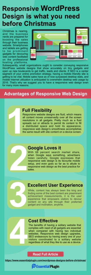 Responsive WordPress Design is what you need before Christmas