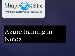 azure training in Noida ppt 1