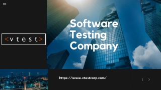 Software testing company in US