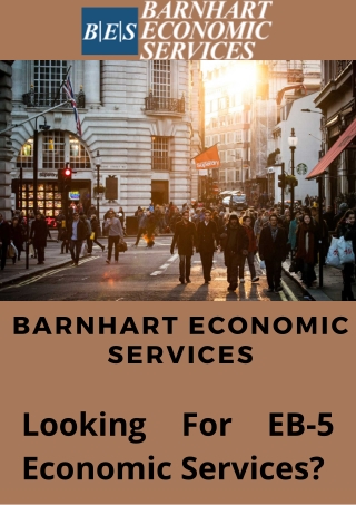 Looking For EB-5 Economic Services