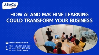 AI and Machine Learning Development Services - Abacasys