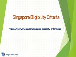 Singapore Eligibility Criteria