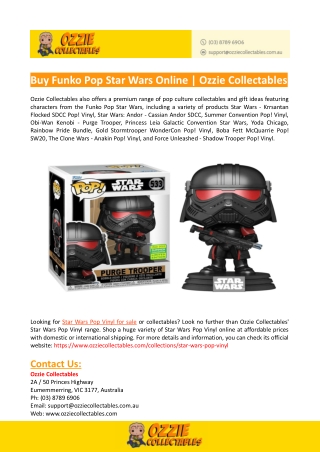 Buy Funko Pop Star Wars Online