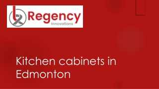 Kitchen cabinet doors in Edmonton