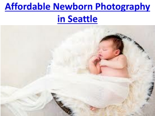 Affordable Newborn Photography in Seattle