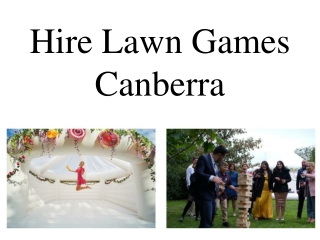 Hire Lawn Games Canberra