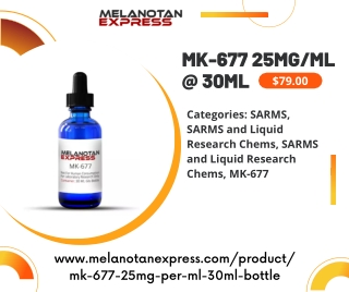 MK-677 25mgMl @ 30ml