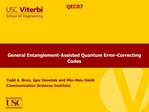 General Entanglement-Assisted Quantum Error-Correcting Codes