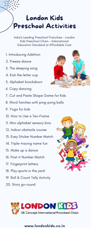 London Kids Preschool Activities in BTM