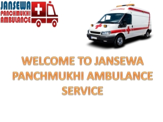 24 Hour Emergency Medical Road Ambulance Service in Purnia and Samastipur by Jansewa Panchmukhi