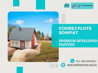 Godrej Plots Sonipat -Premium Developed Plotted