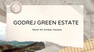 Godrej Green Estate At Sector 34, Sonipat - Download PDF