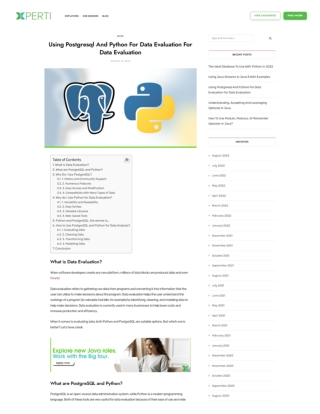 Using Postgresql And Python For Data Evaluation For Data Evaluation