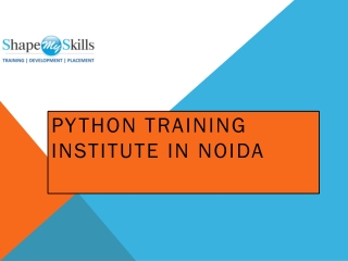 python training in Noida