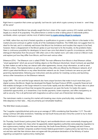 The Wild West Crypto Program Continues