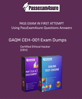How To Pass GAQM  Web Services CEH-001 Exam