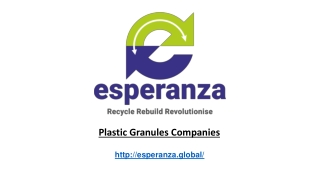 Plastic Granules Companies