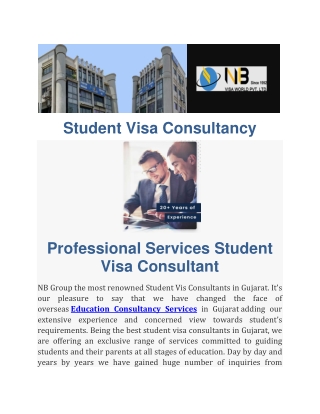 Student Visa Consultant