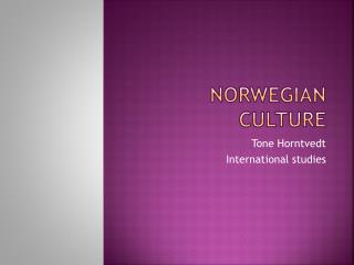 Norwegian culture