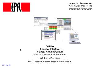 Industrial Automation Automation Industrielle Industrielle Automation