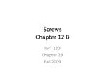 Screws Chapter 12 B