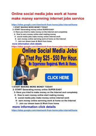 work at home jobs