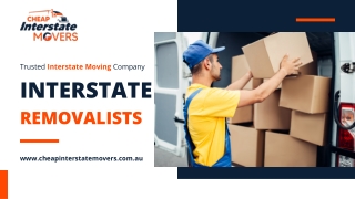 Interstate Removalists | Cheap Interstate Removalists