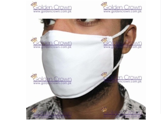 White Polyester Face Mask Supplier