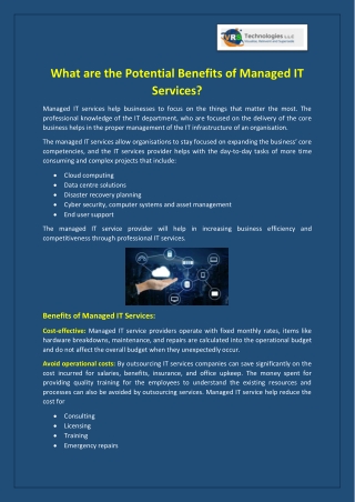 What are the Potential Benefits of Managed IT Services