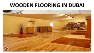 WOODEN FLOORING IN DUBAI