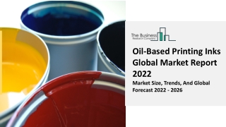 Global Oil-Based Printing Inks Market Competitive Strategies And Forecasts 2031