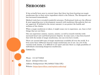 Shrooms