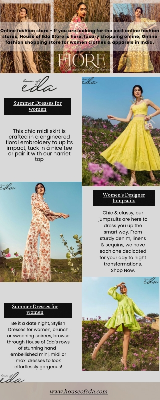 luxury clothing for women in India | House of Eda