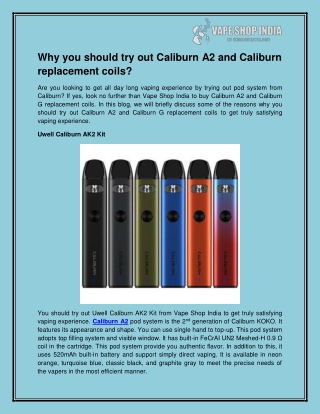 Caliburn A2