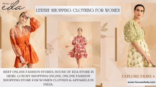 luxury clothing for women in India